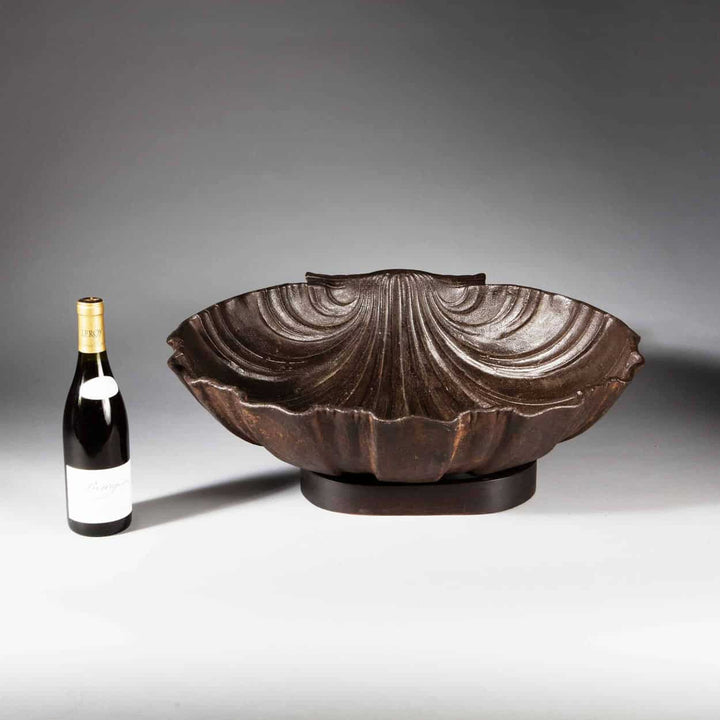 Massive Cast Iron Scallop Shell Attributed To The Val D’Osne Foundry