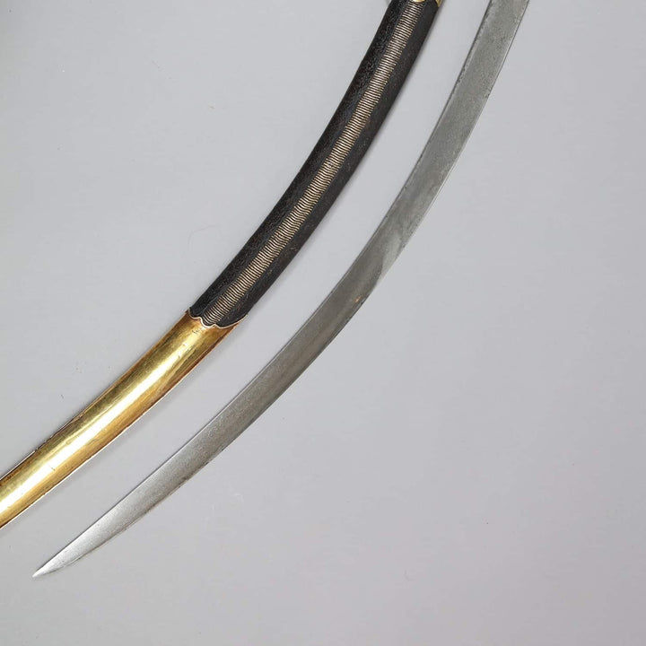 ‘MUHAMMAD’S LADDER’ SHAMSHIR WITH GOLD MOUNTS