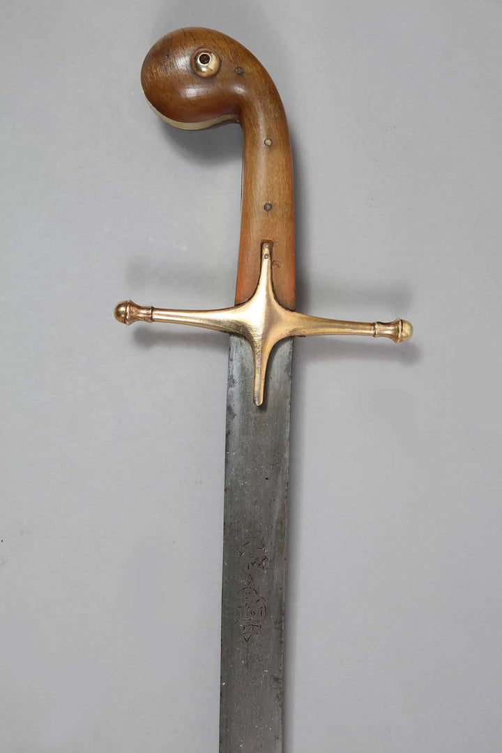 ‘MUHAMMAD’S LADDER’ SHAMSHIR WITH GOLD MOUNTS