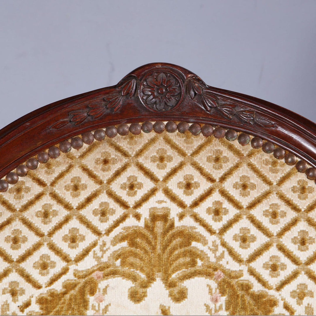 Pair of George III Mahogany Armchairs