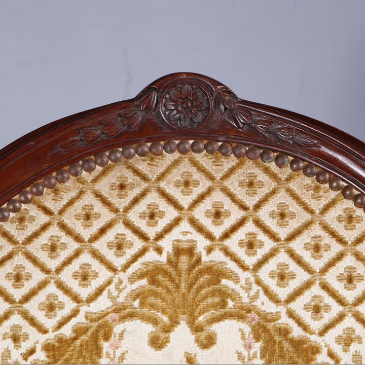 Pair of George III Mahogany Armchairs