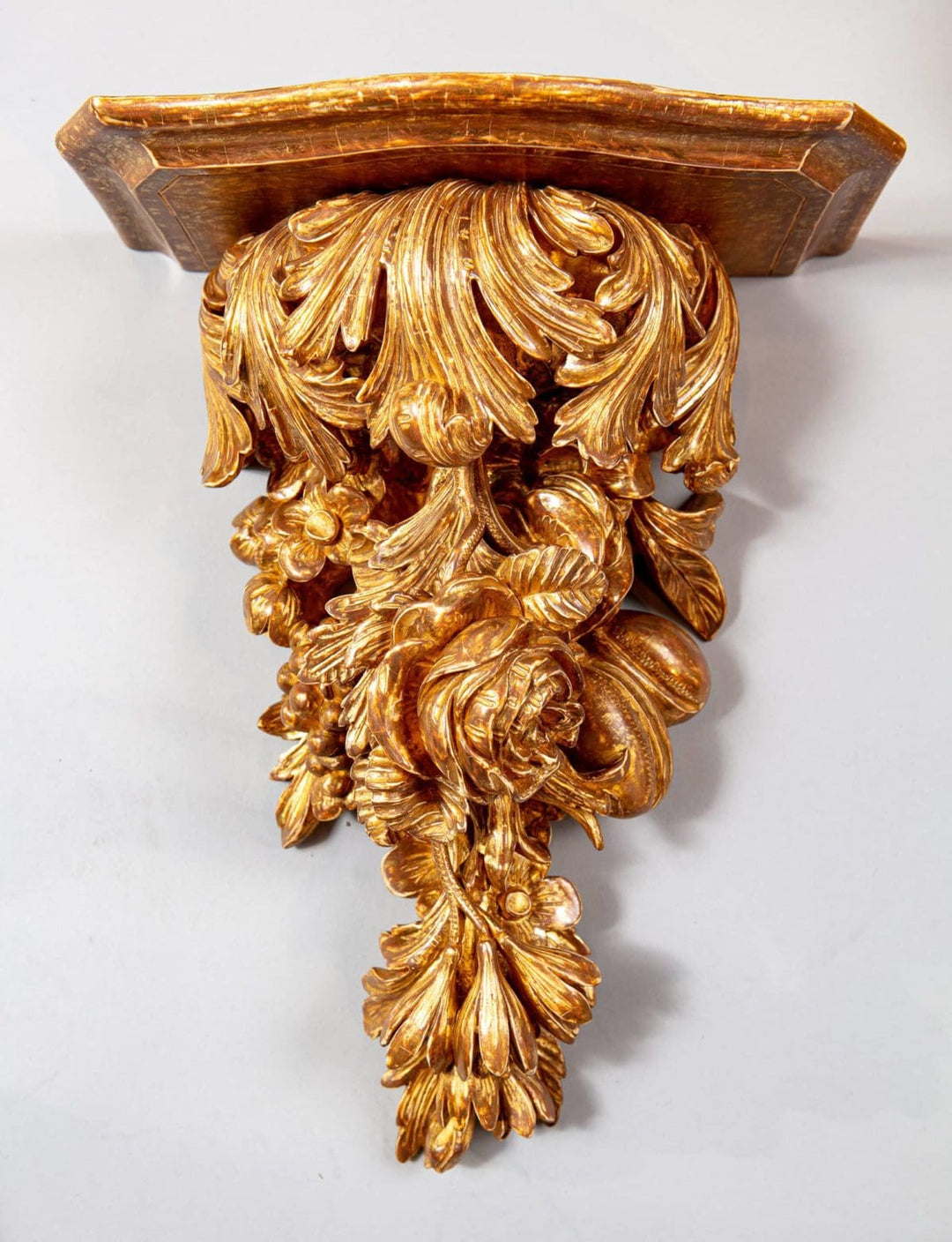 Pair of George III Giltwood Wall Brackets