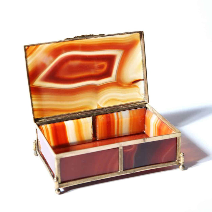 Fine Austro-Hungarian Carnelian Agate Box