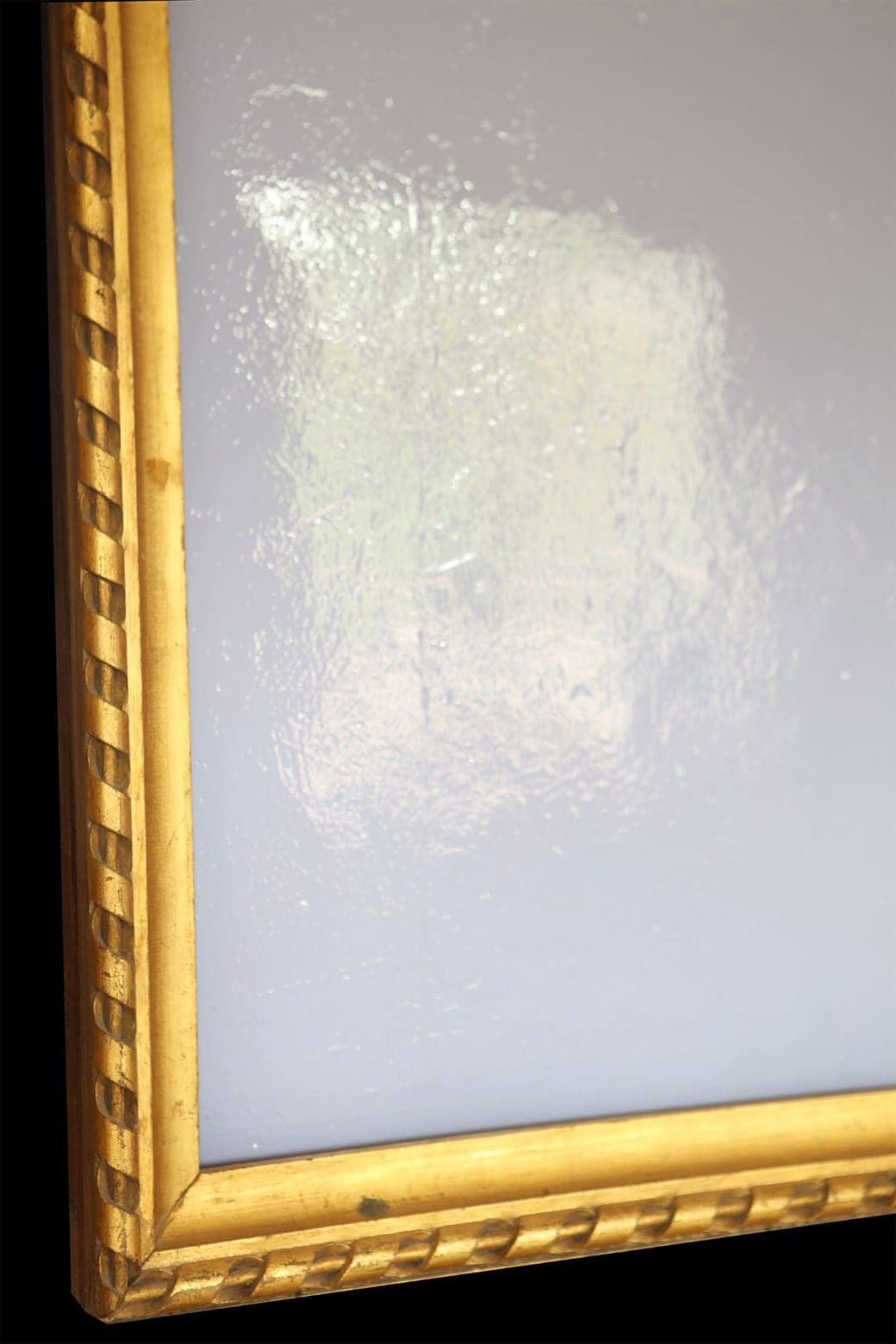Pair of Giltwood Wall Mirrors with detailed carved giltwood frame, Italy Circa 1880, 112x91.5 cm size.