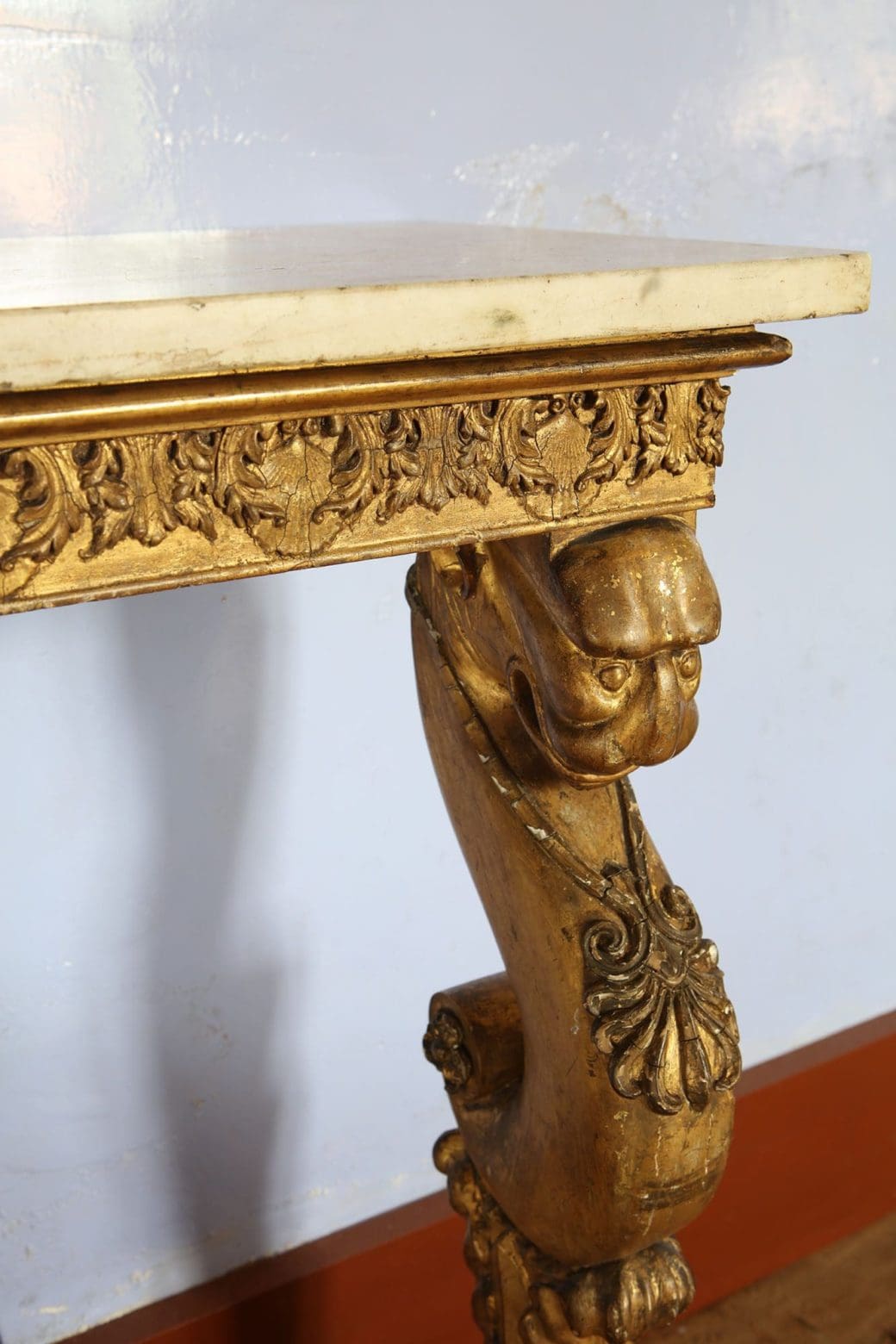 Regency Giltwood Console Table After the Antique
