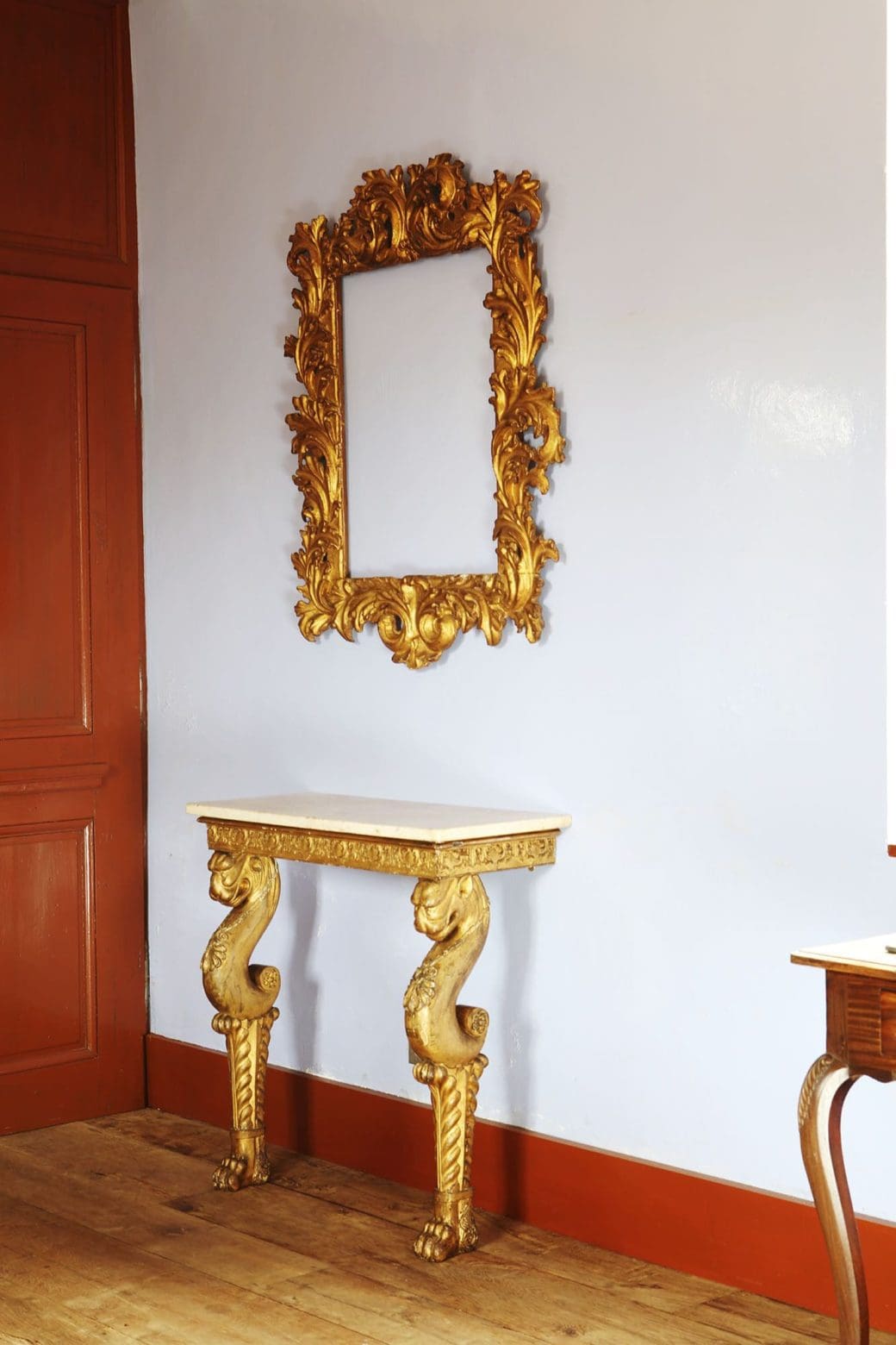 Regency Giltwood Console Table After the Antique