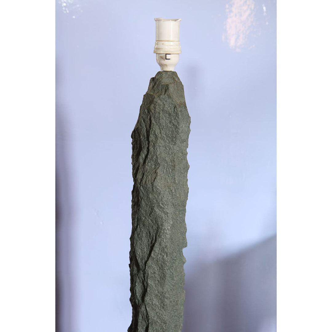 20th Century Green Stone Floor Lamp