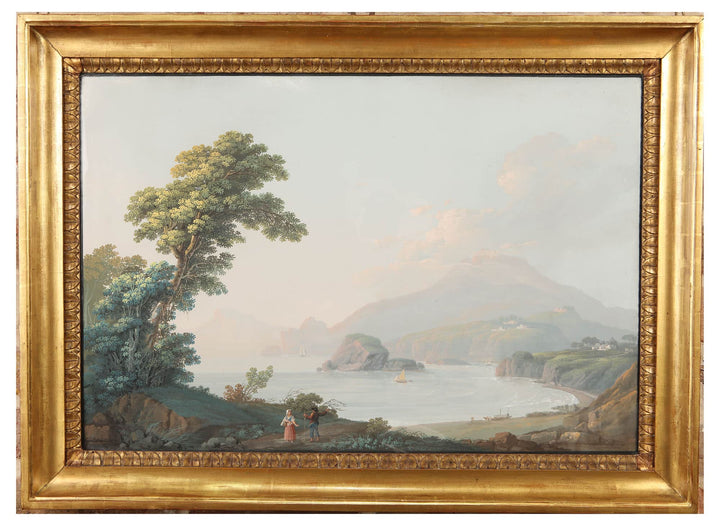 Camillo de Vito || Pair of Italianate Gouache Paintings