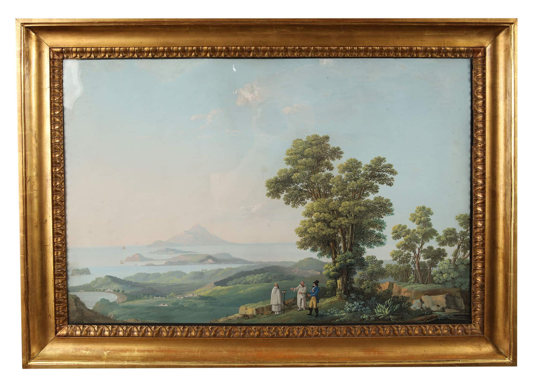 Camillo de Vito || Pair of Italianate Gouache Paintings