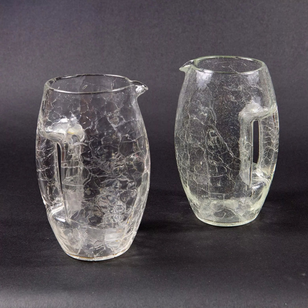 Kristal Krocodil collection Loetz crackle glass Jugs