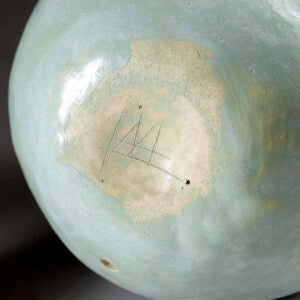 Pair of Celadon Vases as Lamps