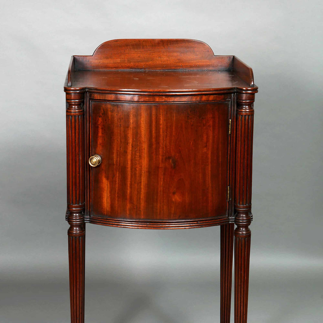 Pair of George III Mahogany Bedside Cabinets