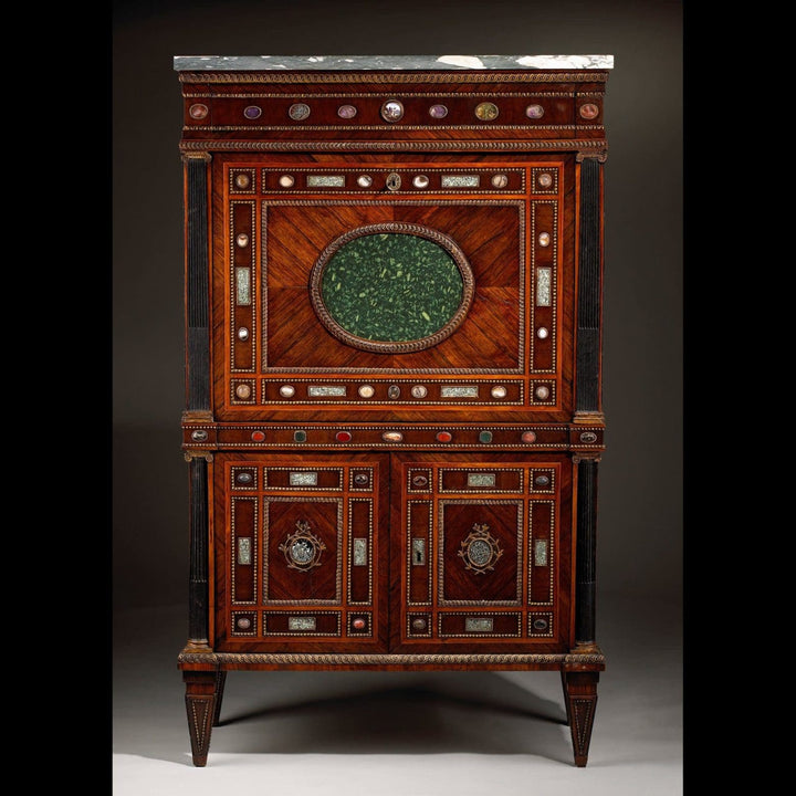 North Italian Secretaire, Attributed to Giovanni Battista Maroni