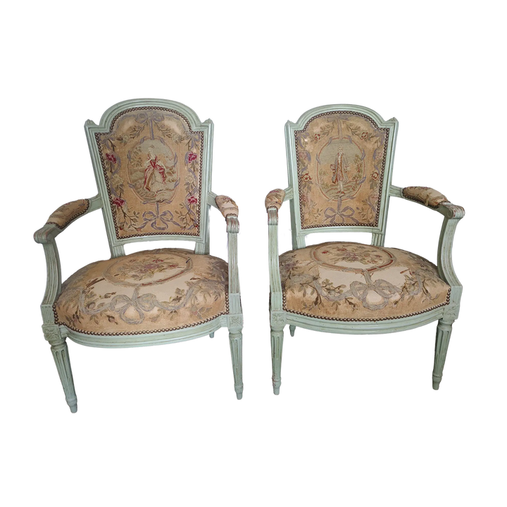 Two Louis XVI Fauteuils