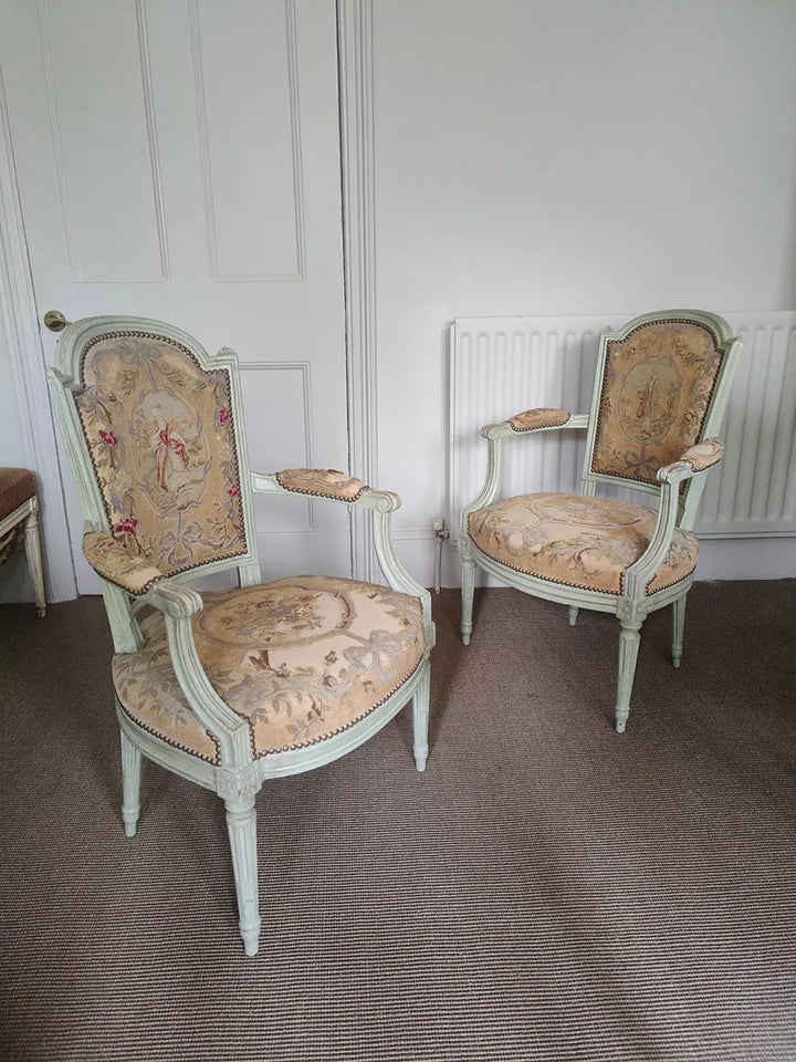 Two Louis XVI Fauteuils
