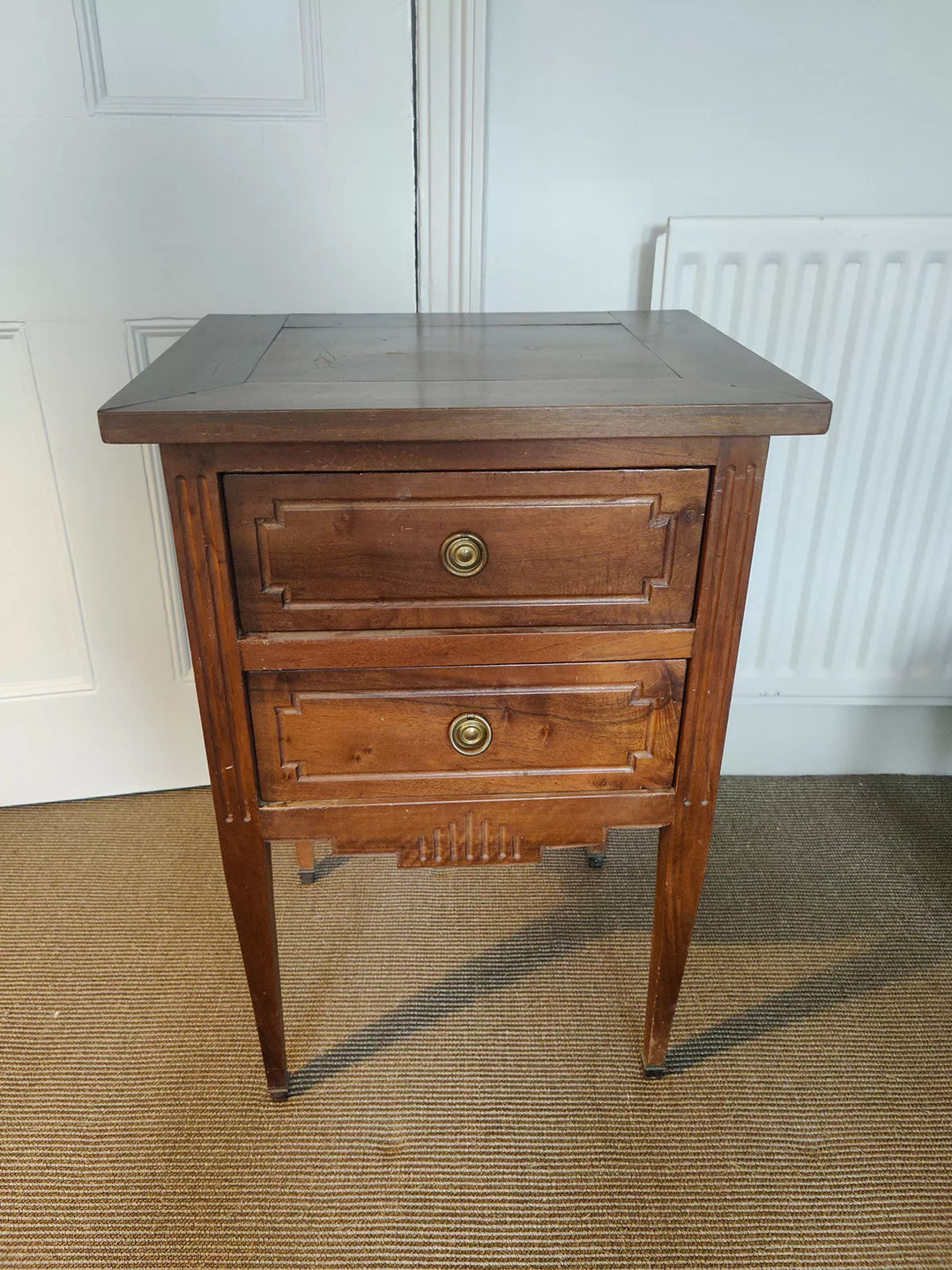 Pair of Walnut Side Cabinets