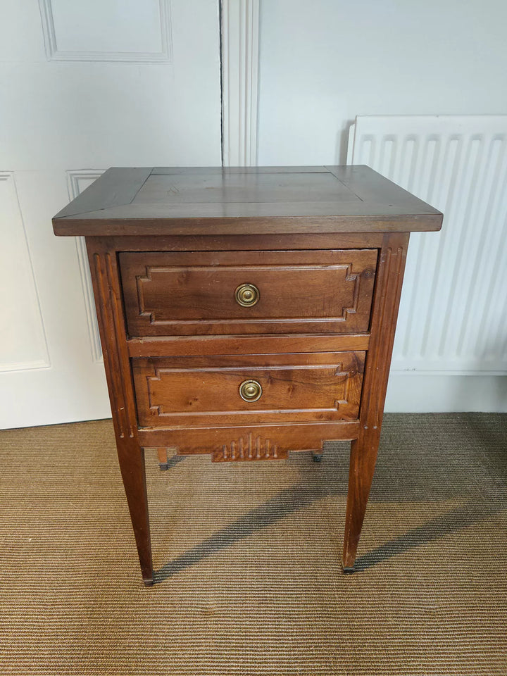 Pair of Walnut Side Cabinets