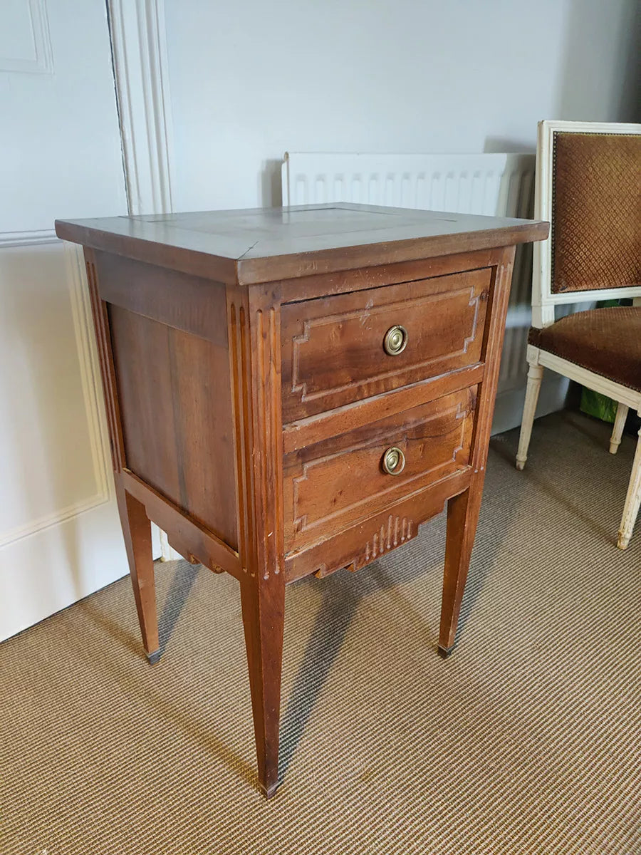 Pair of Walnut Side Cabinets