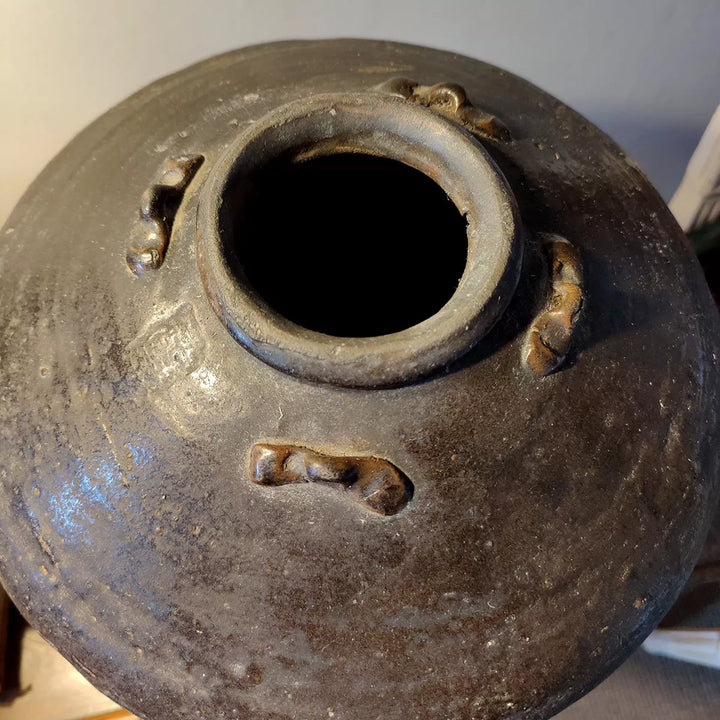 South China Sea Glazed Ceramic Storage Jar