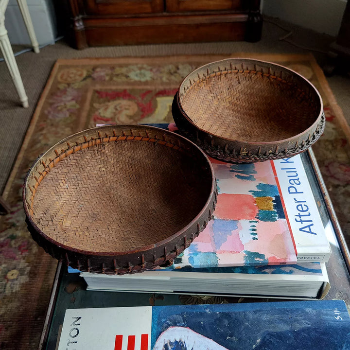 Ifugao, Philippine Bamboo Rattan Box / Bowls