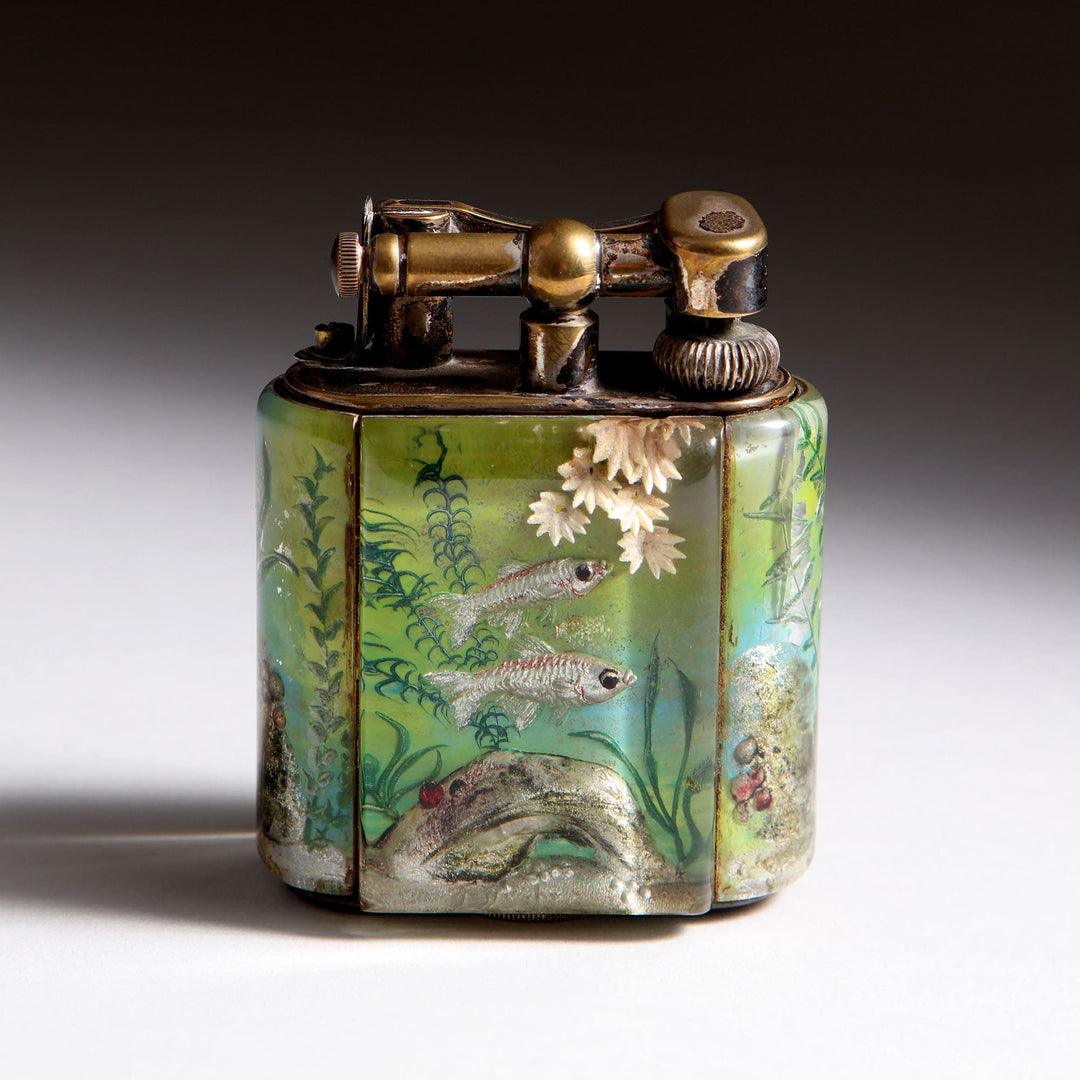 Service Size Dunhill Aquarium Pocket Lighter