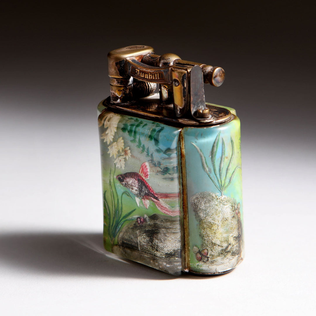 Service Size Dunhill Aquarium Pocket Lighter