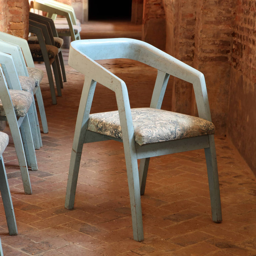 Twelve Bombay Art Deco Armchairs