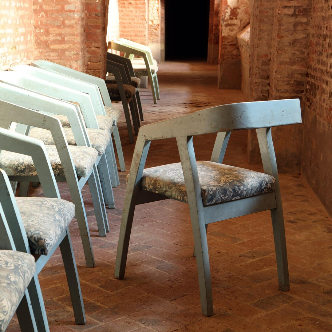 Twelve Bombay Art Deco Armchairs