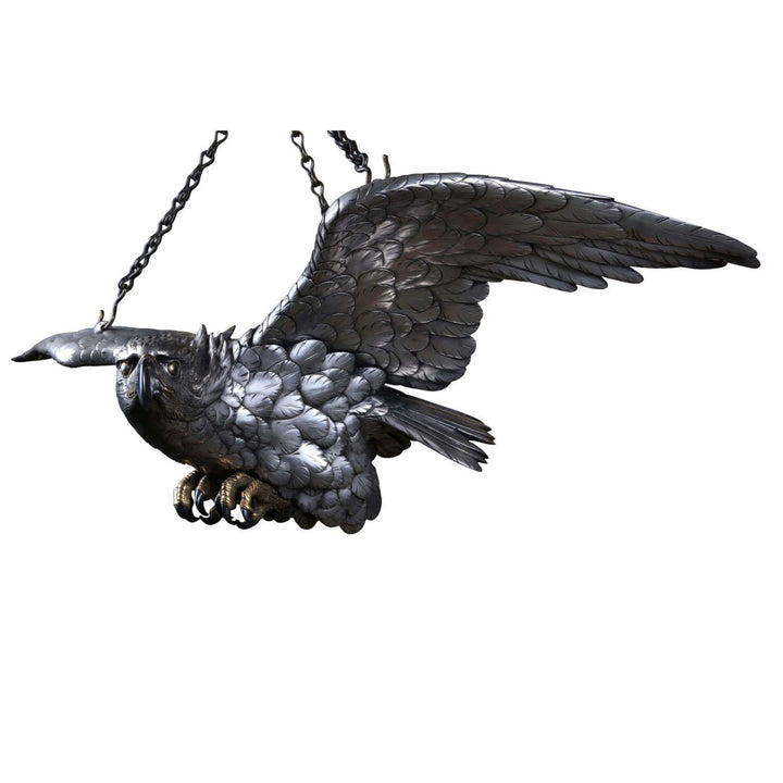 19th Century Japanese Meiji Period Silvered Bronze Eagle