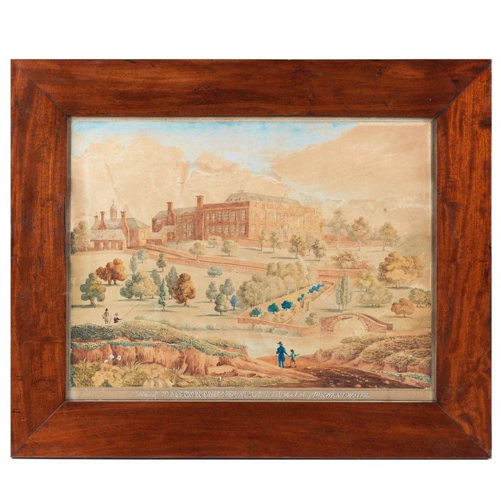 19th Century Watercolour View of Dilston Hall
