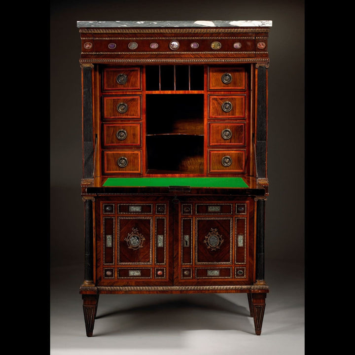 North Italian Secretaire, Attributed to Giovanni Battista Maroni