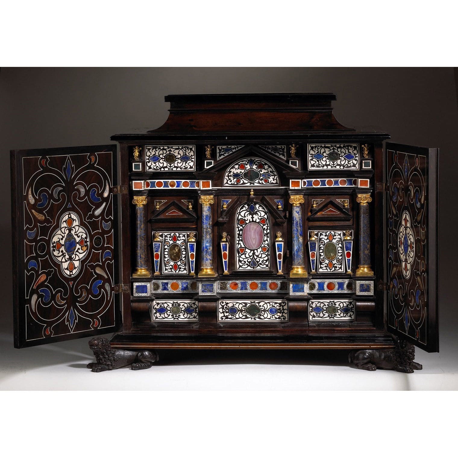 17th Century Italian Cabinet Discovery - Nicholas Wells Antiques