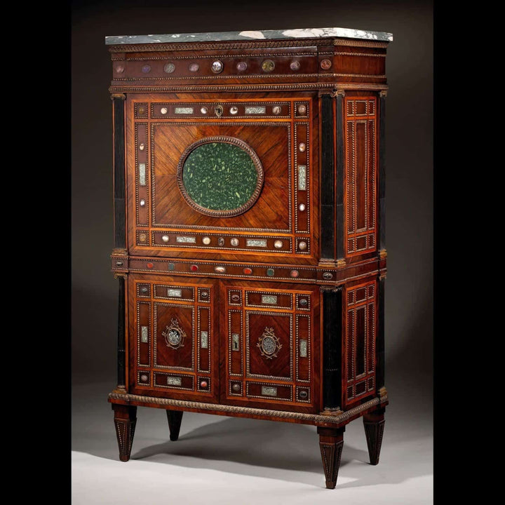 North Italian Secretaire, Attributed to Giovanni Battista Maroni
