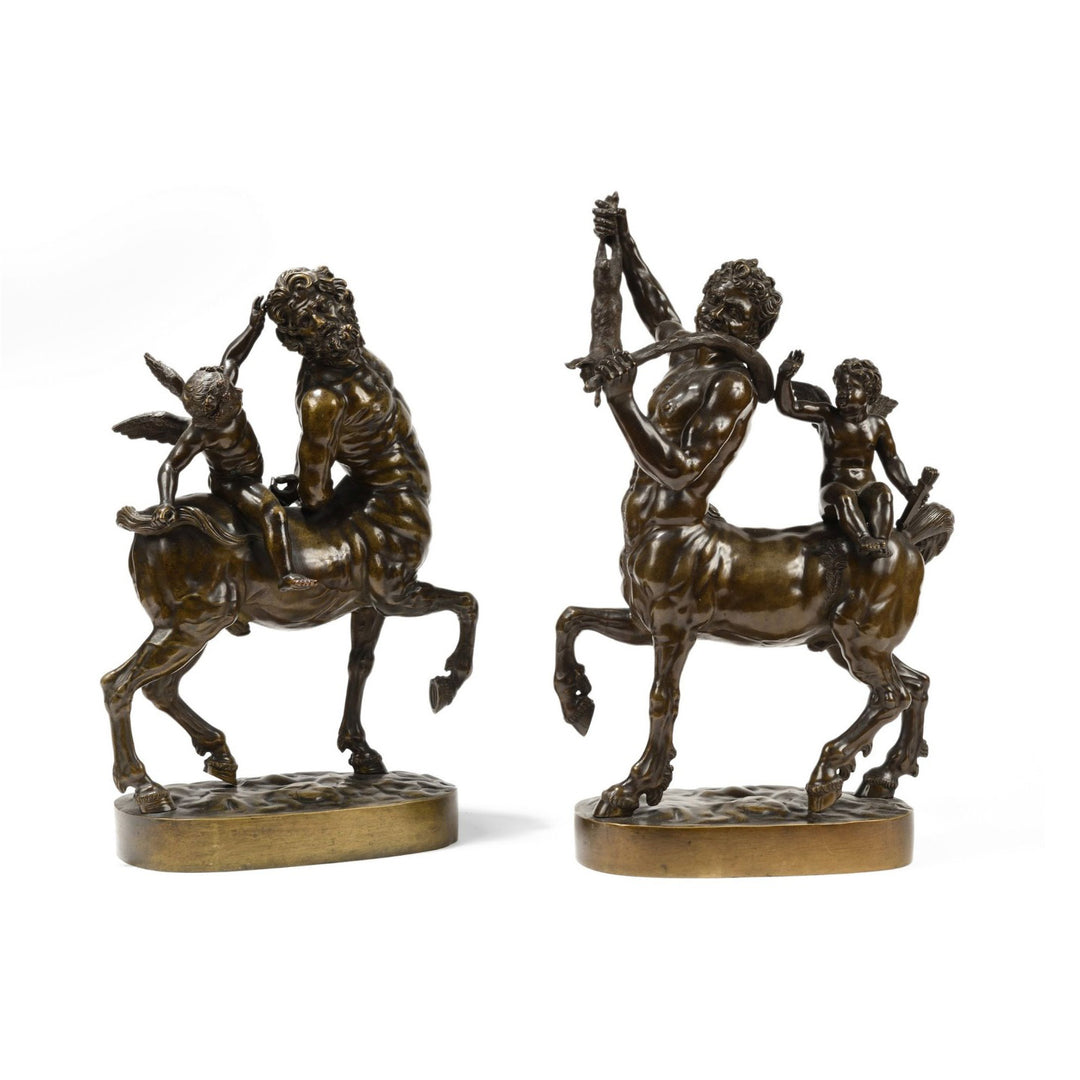 Pair of Bronze Centaurs
