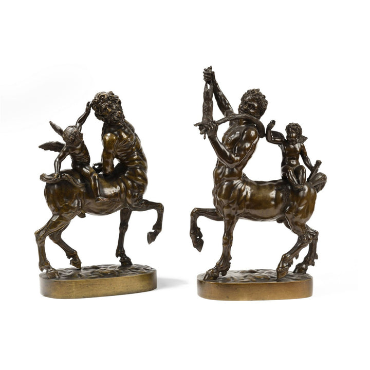 Pair of Bronze Centaurs