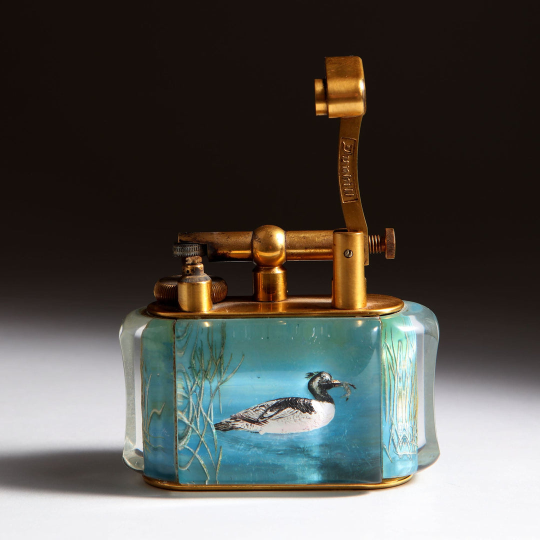 Extremely Rare Dunhill Aviary Merganser Lighter