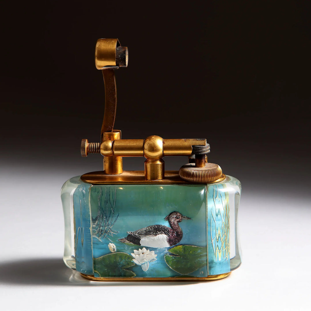 Extremely Rare Dunhill Aviary Merganser Lighter