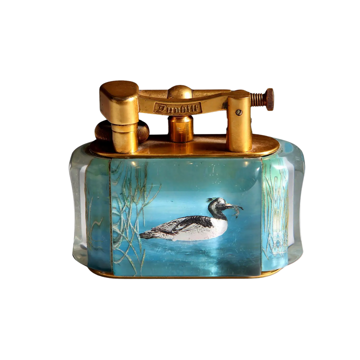 Extremely Rare Dunhill Aviary Merganser Lighter