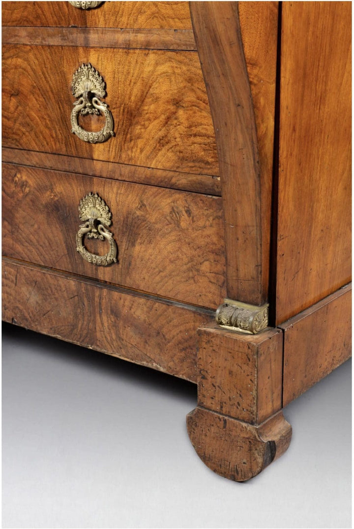 Louis Philippe Figured Walnut Commode