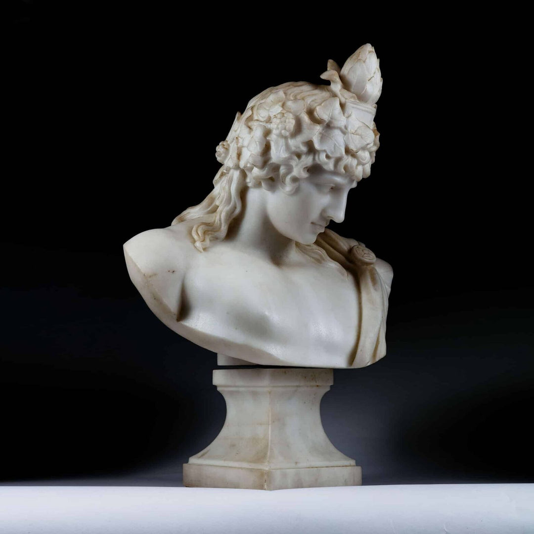The Braschi Antinous as Dionysus, Signed Puge