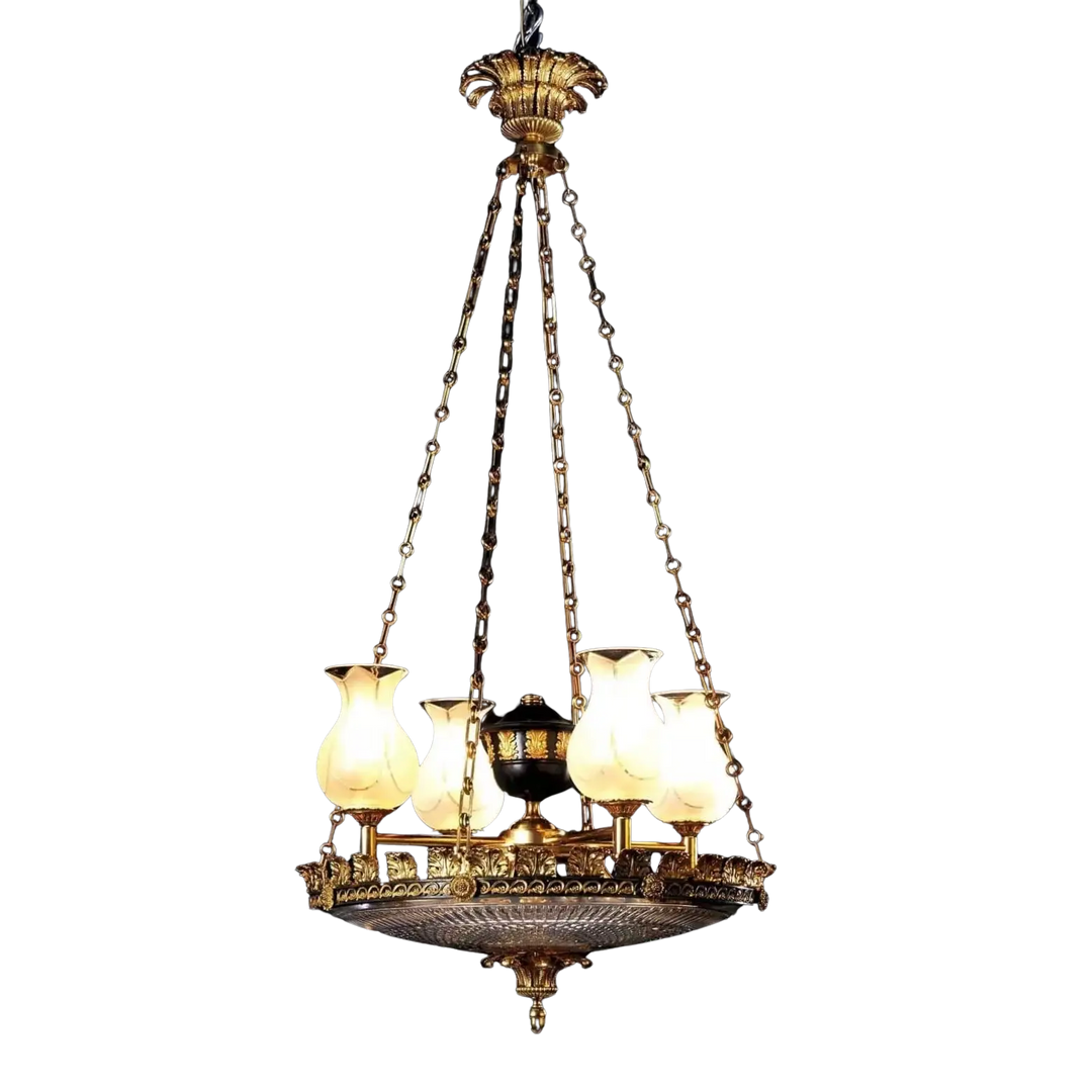 Regency Gilt and Bronze Dishlight