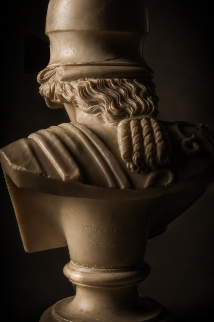 PIETRO BAZZANTI — Marble Bust of Minerva