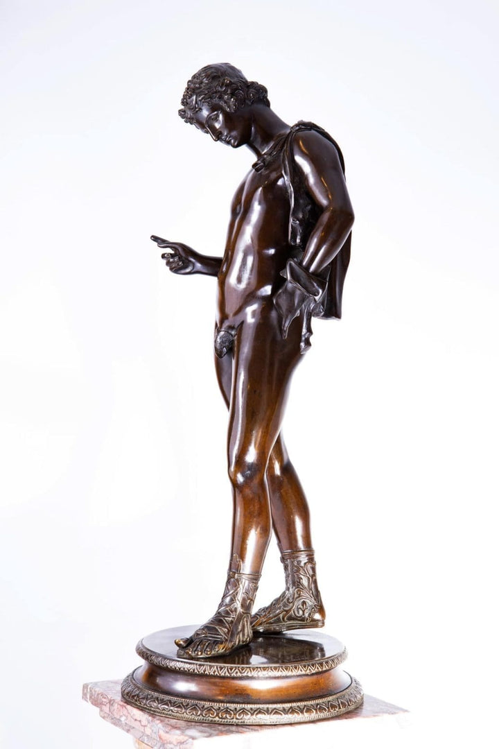 Dionysus – “Narcissus” 19th Century Bronze Statue