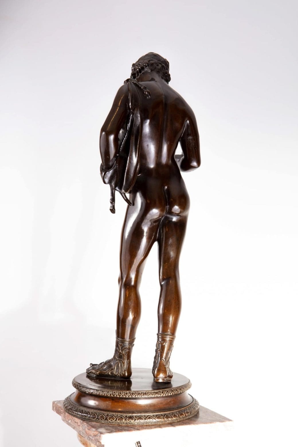 Dionysus – “Narcissus” 19th Century Bronze Statue