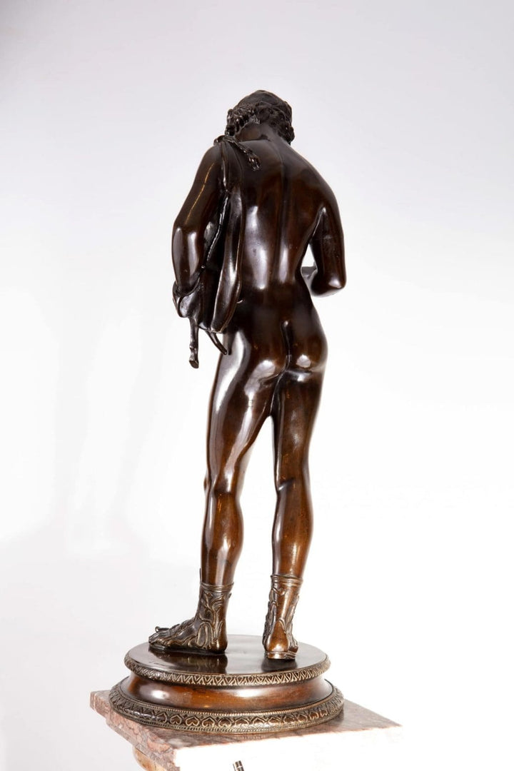 Dionysus – “Narcissus” 19th Century Bronze Statue