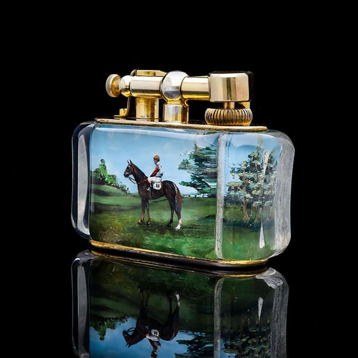 Nicholas Nickleby Ascot 1955 Winner Dunhill ‘Aquarium’ Lighter