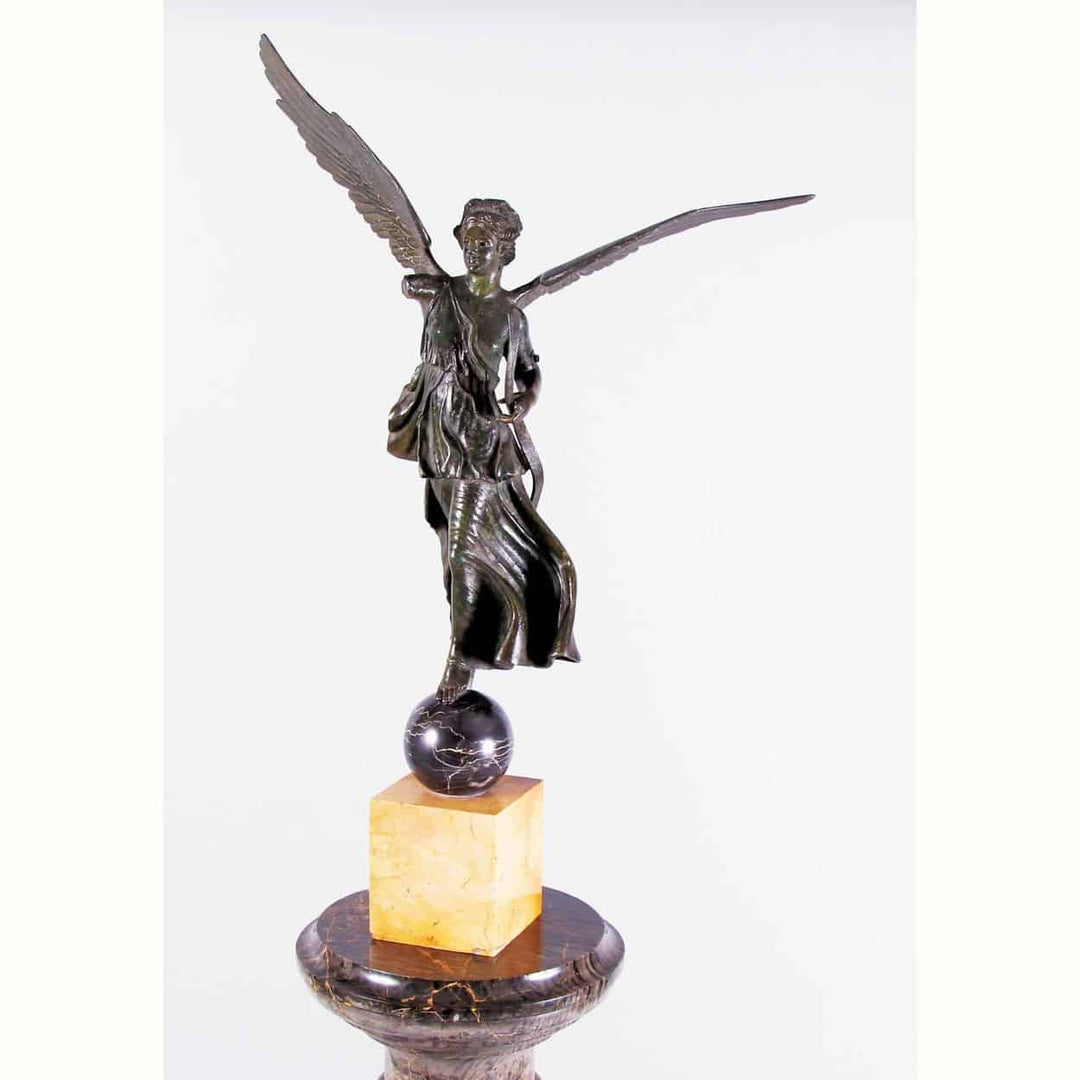 Sabatino De Angelis : Lost Wax Bronze Statue : Goddess Victory
