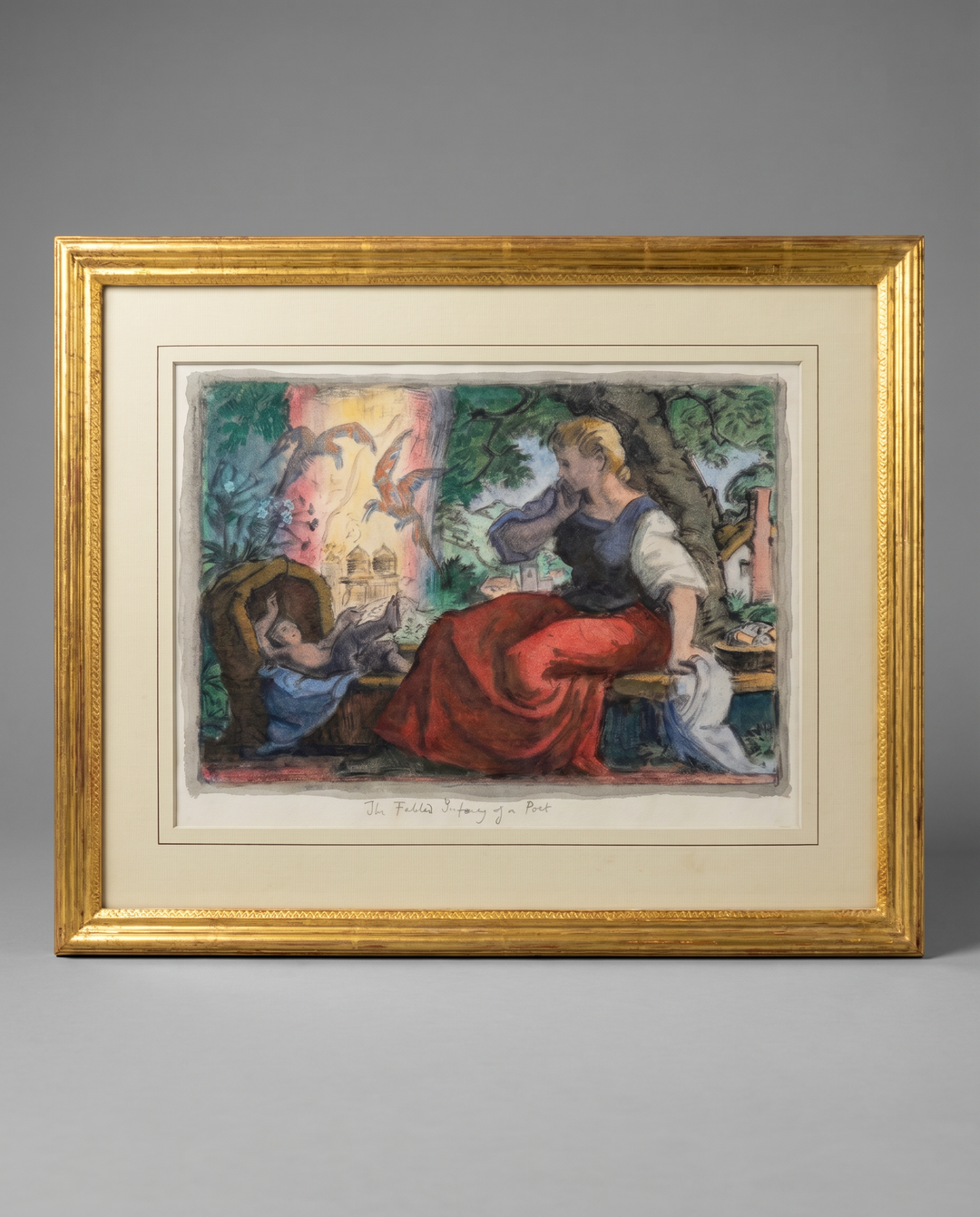 An allegorical watercolour