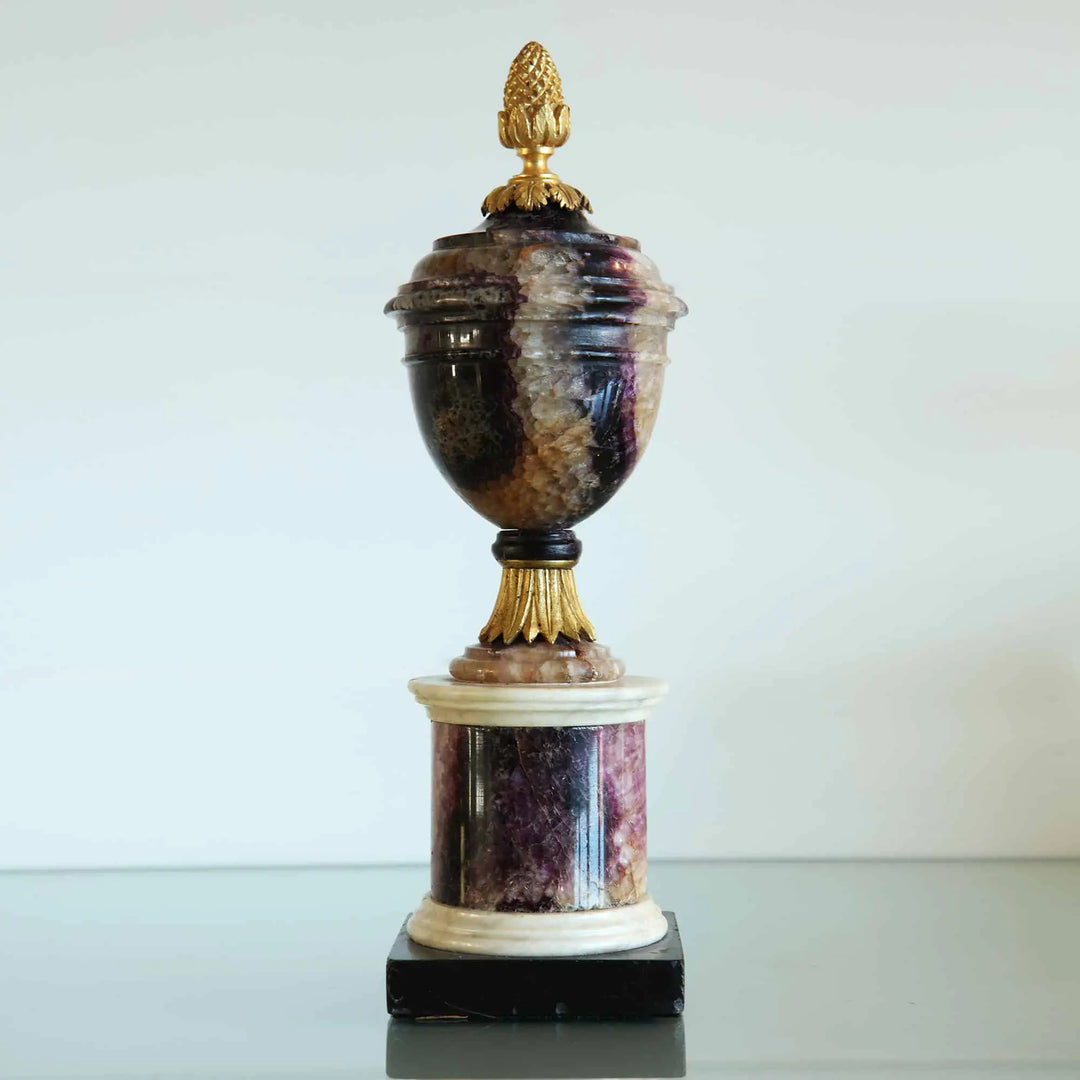 George III Turned Blue John Urn