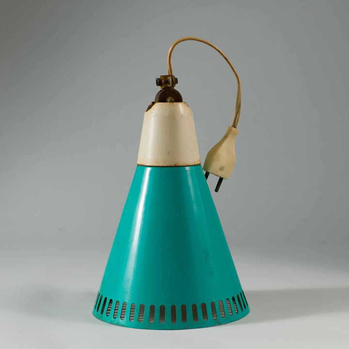 Industrial Green Enamel Pendant Lights